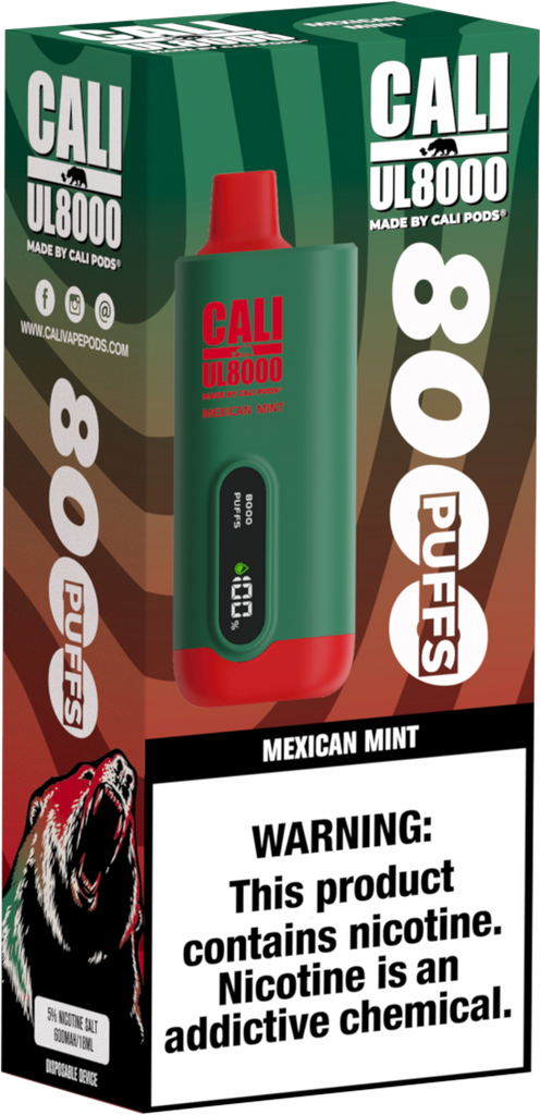 Cali Pod Ul8000 Disposable Vape Cali UL8000 Zero Nicotine 8000 Puff Vape Cali Pod Ul8000 Disposable Vape Cali UL8000 Zero Nicotine 8000 Puff Vape